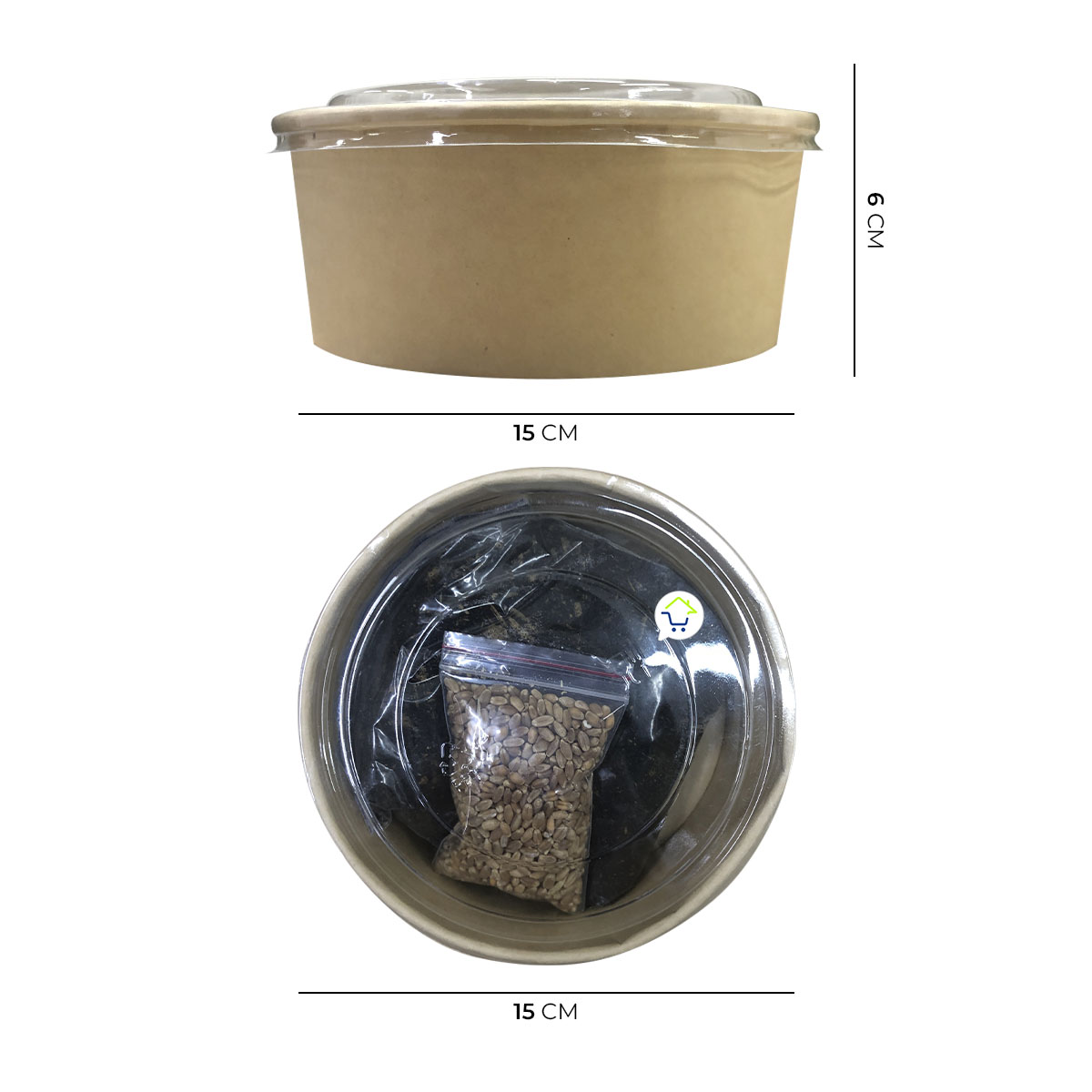 Hierba Comestible Para Gatos HPSM-1